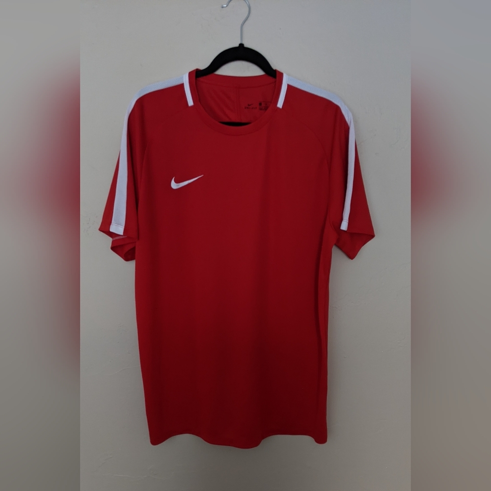 Nike Dri-Fit Running T-shirt Men's Red XL Breathable